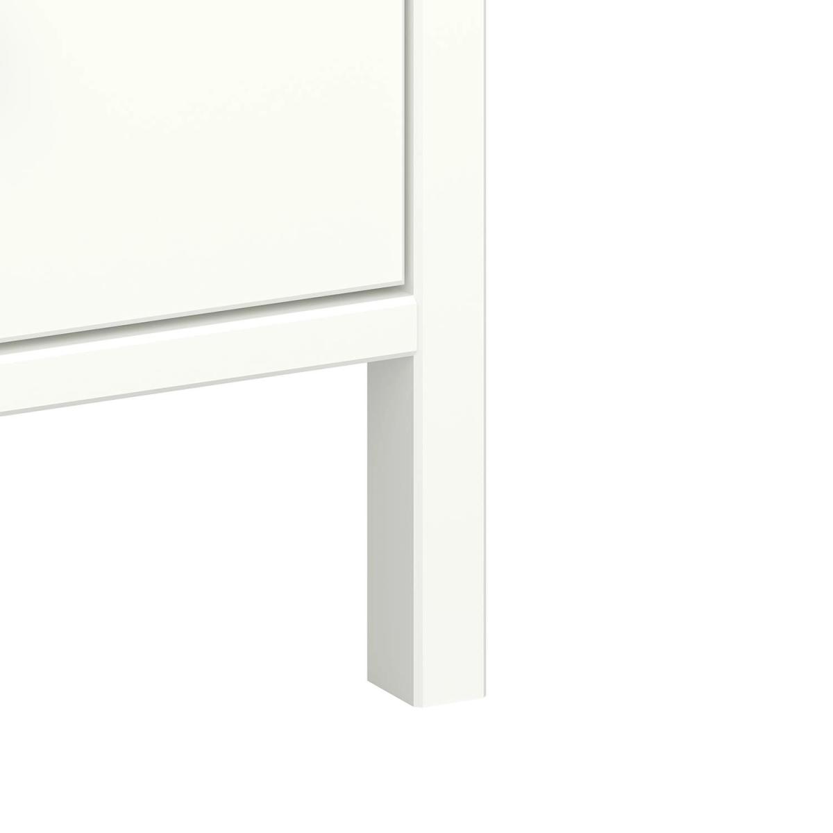Tromso 5-Drawer Narrow Chest of Drawers - White – image 9