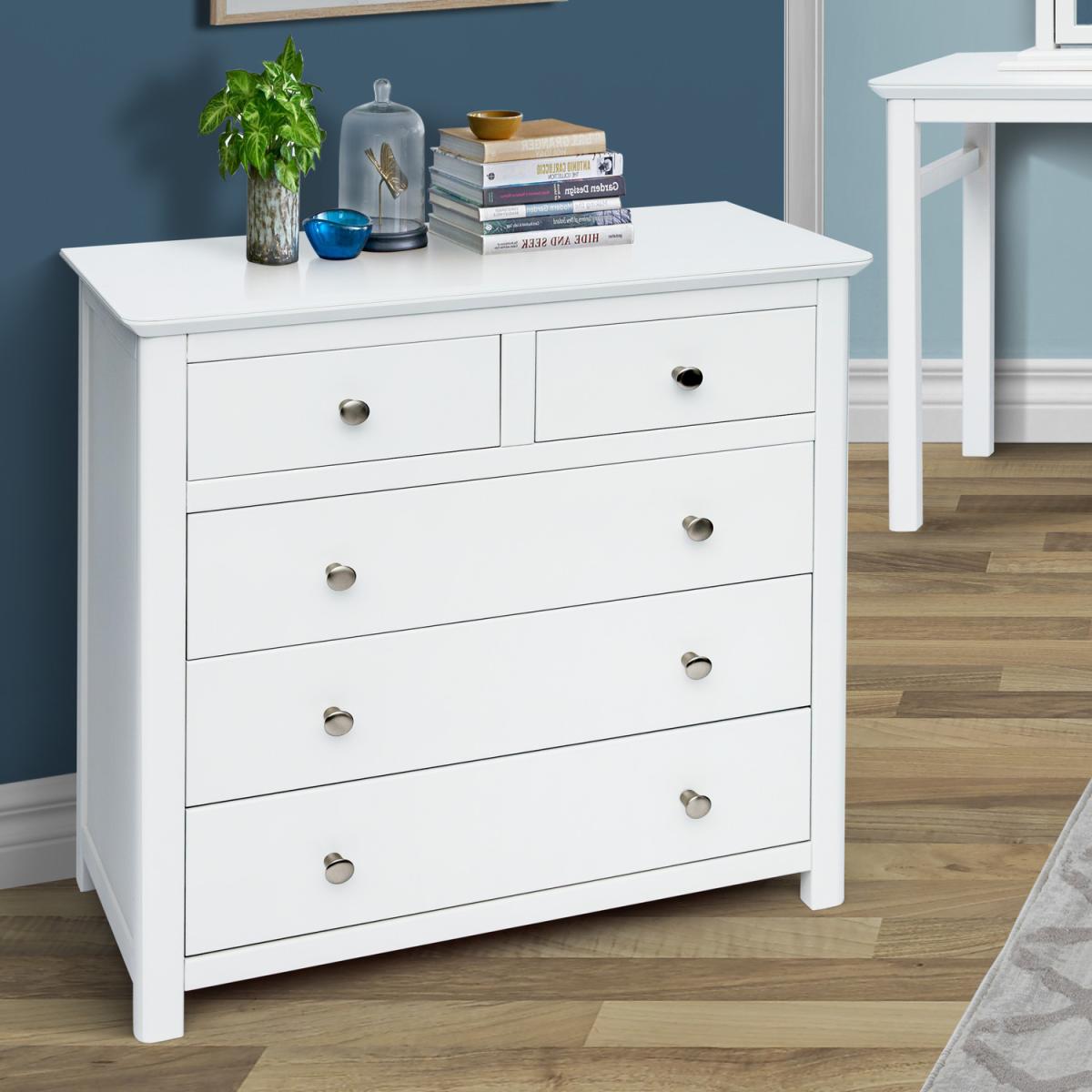 Nairn 2 plus 3 drawer chest - white – image 2