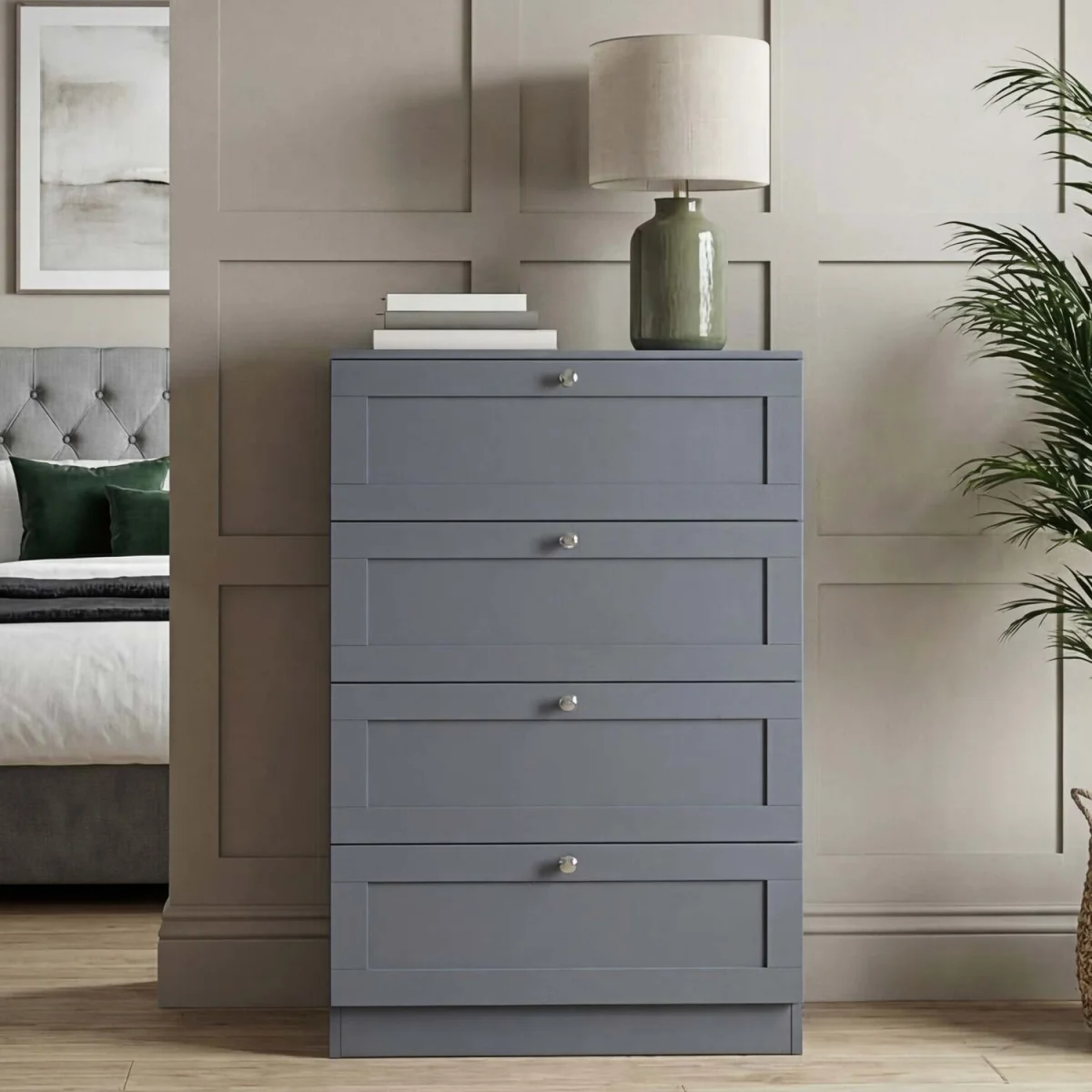 Vida Designs Altino 4 Drawer Chest, Black - Grey – image 14