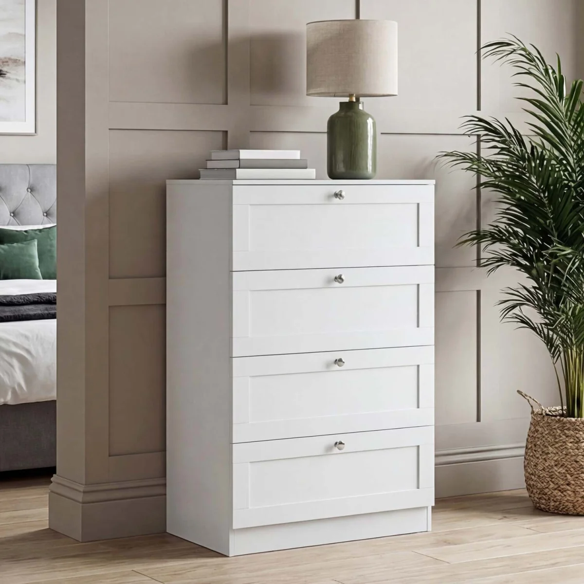 Vida Designs Altino 4 Drawer Chest, Black - Grey – image 7