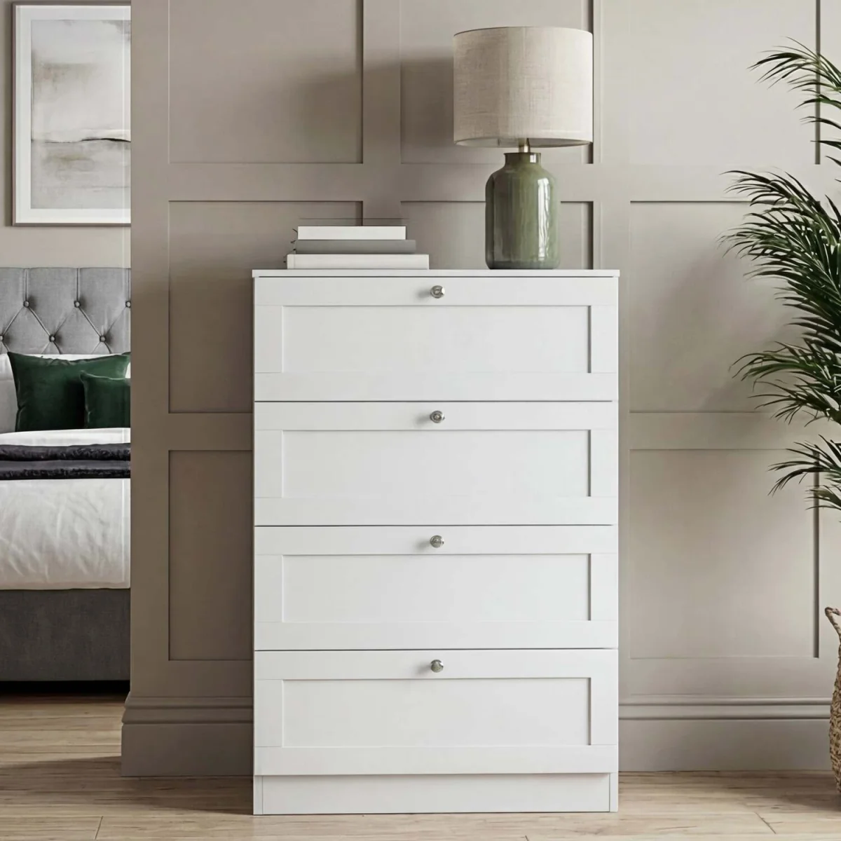 Vida Designs Altino 4 Drawer Chest, Black - Grey – image 8