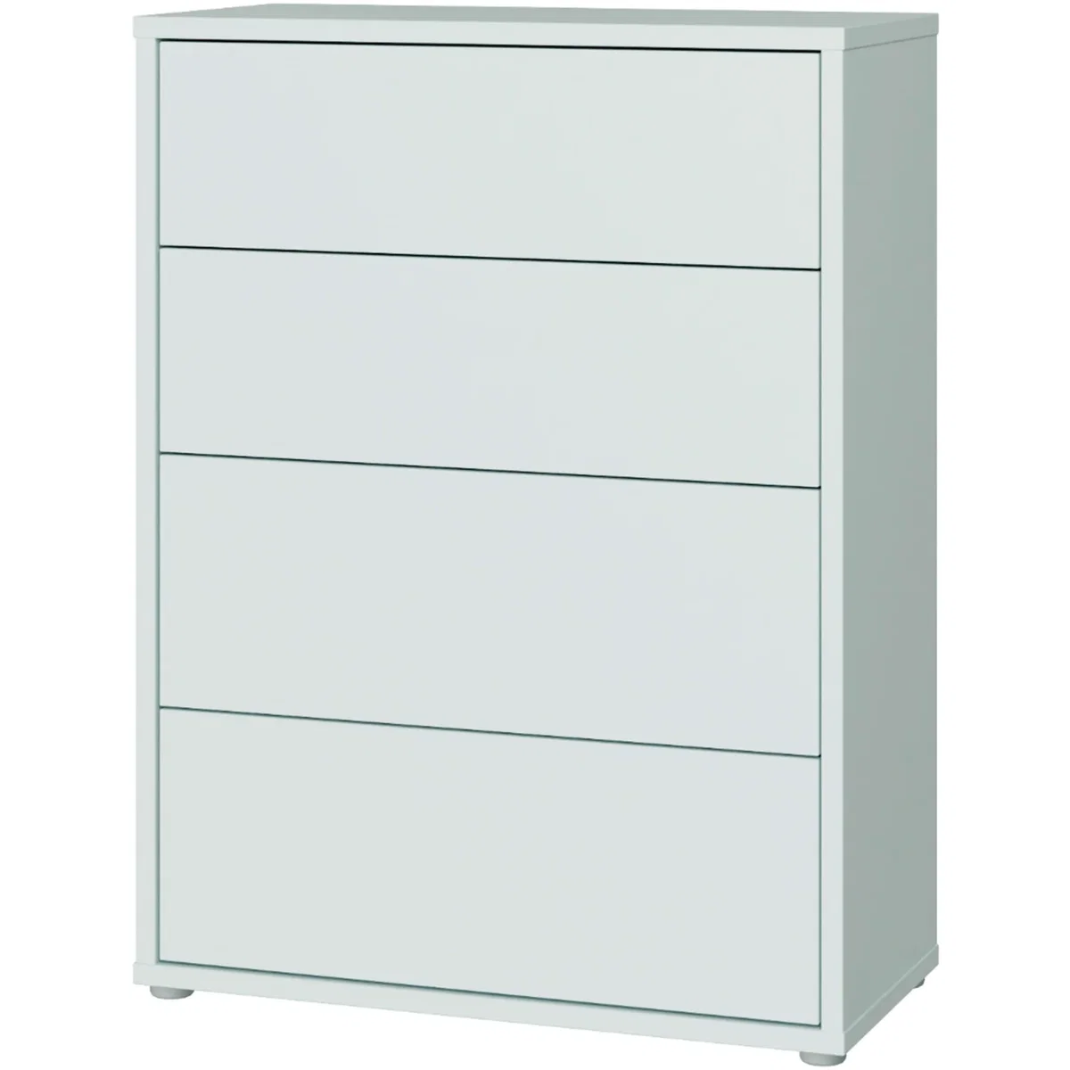 Alice Springs 4 Drawer Chest with Push-Open Drawers in Sage Green - Butter Yellow – image 13