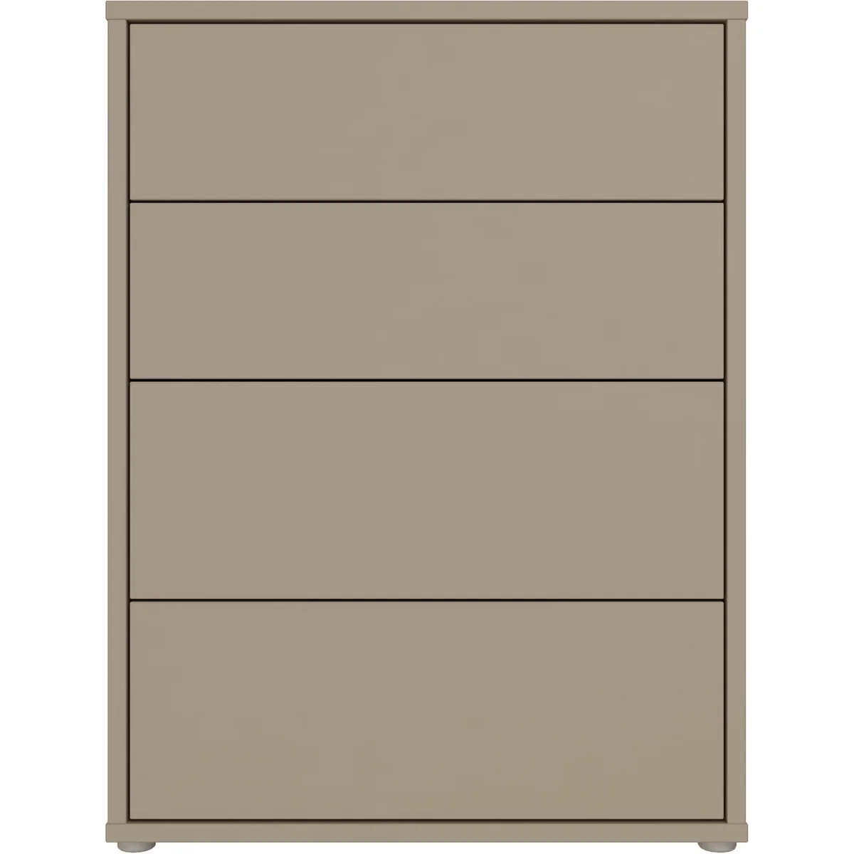 Alice Springs 4 Drawer Chest with Push-Open Drawers in Sage Green - Butter Yellow – image 30