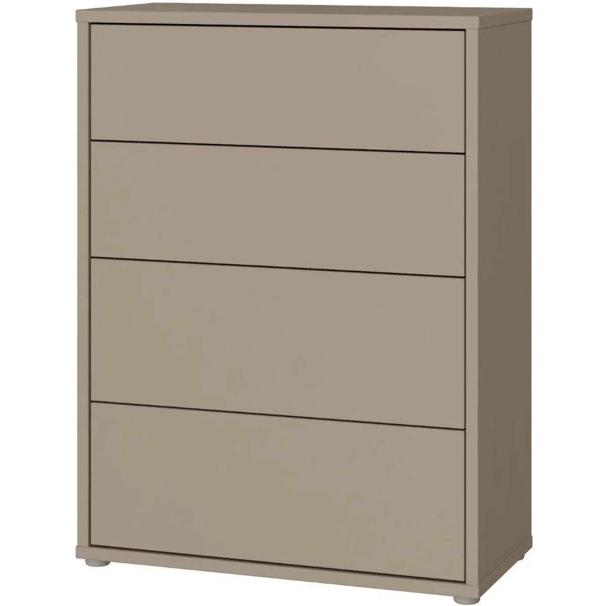 Alice Springs 4 Drawer Chest with Push-Open Drawers in Sage Green - Butter Yellow – image 31