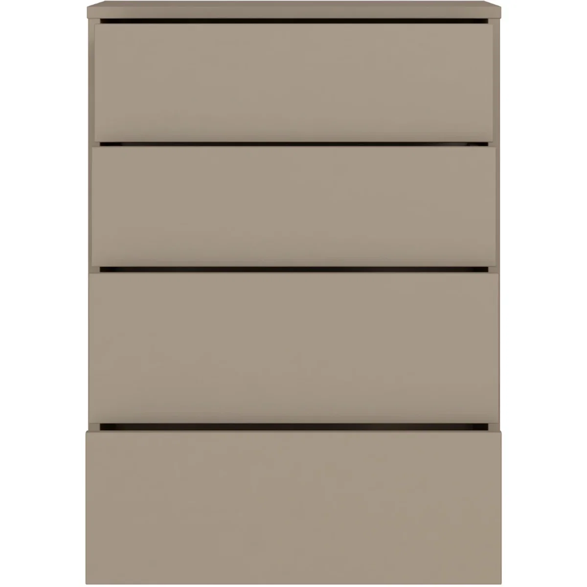 Alice Springs 4 Drawer Chest with Push-Open Drawers in Sage Green - Butter Yellow – image 33