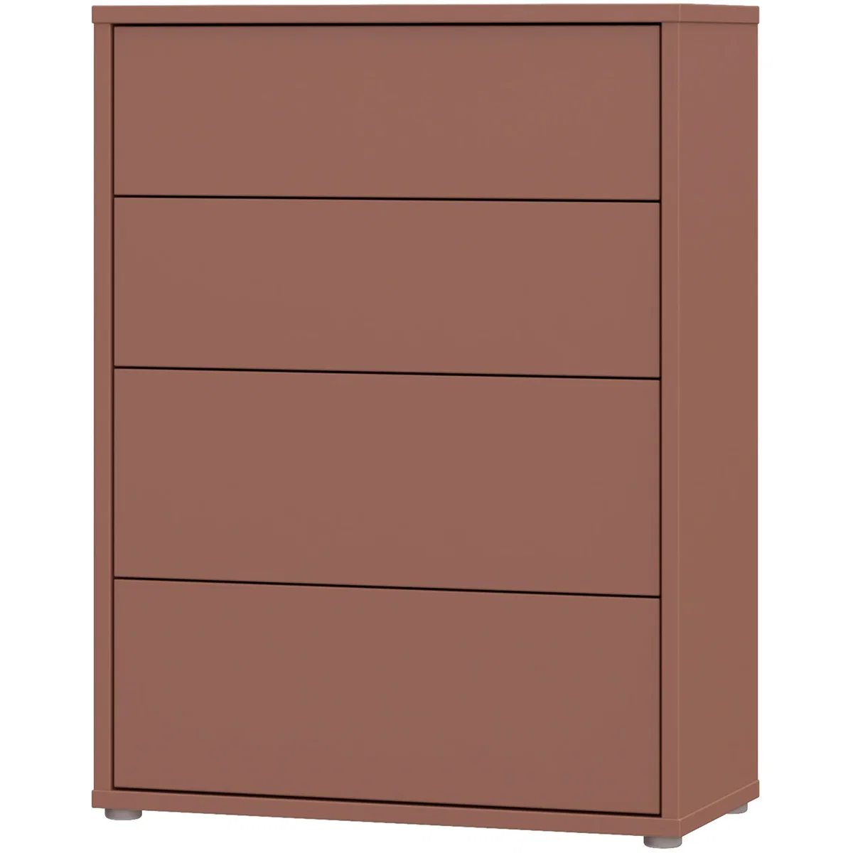 Alice Springs 4 Drawer Chest with Push-Open Drawers in Sage Green - Butter Yellow – image 40