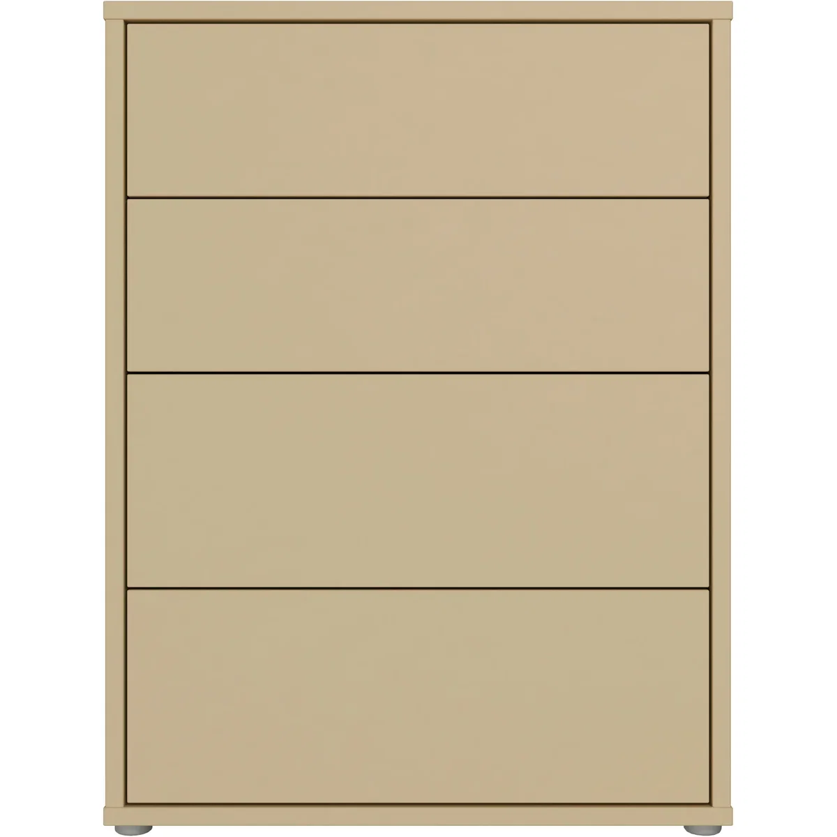 Alice Springs 4 Drawer Chest with Push-Open Drawers in Sage Green - Butter Yellow – image 55