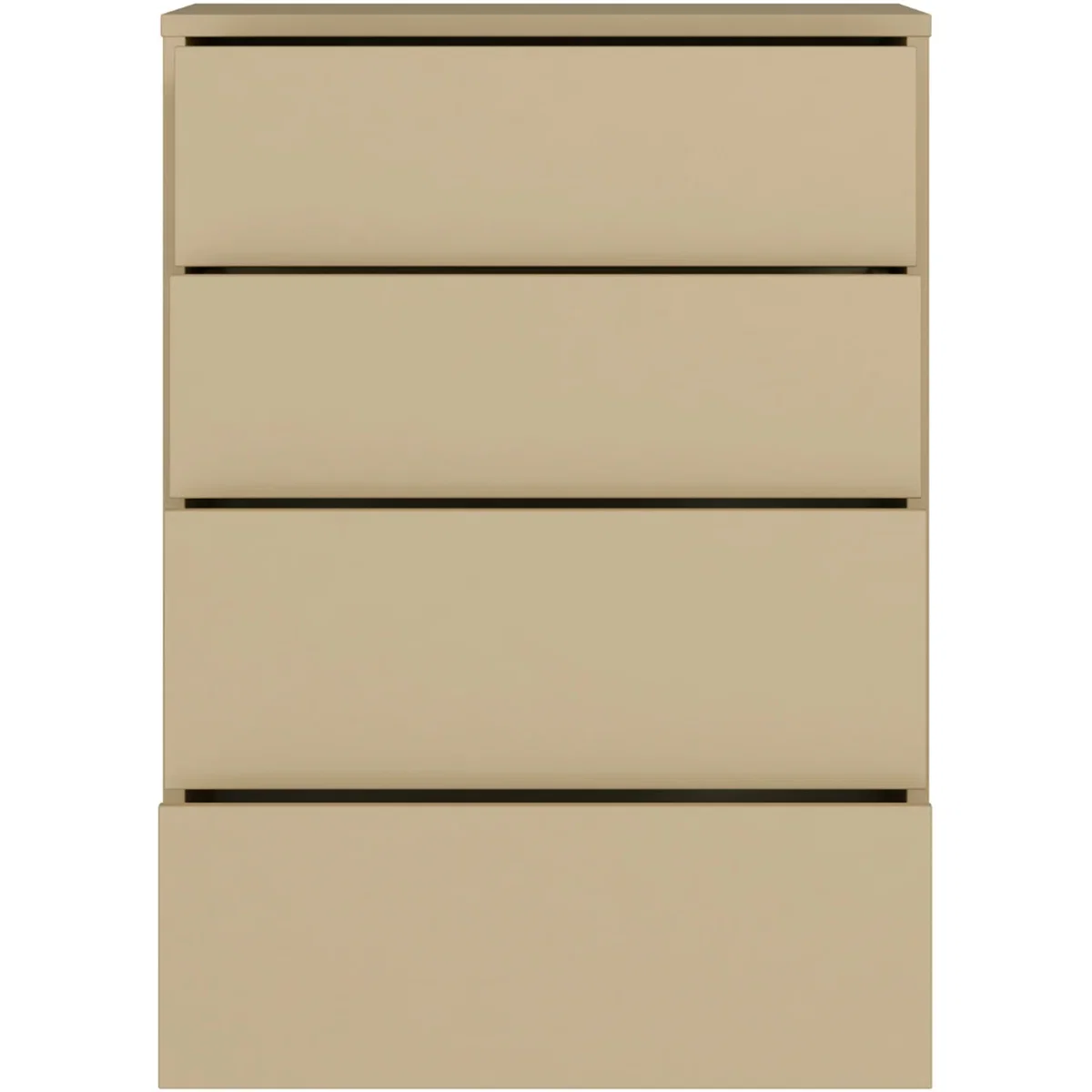 Alice Springs 4 Drawer Chest with Push-Open Drawers in Sage Green - Butter Yellow – image 58
