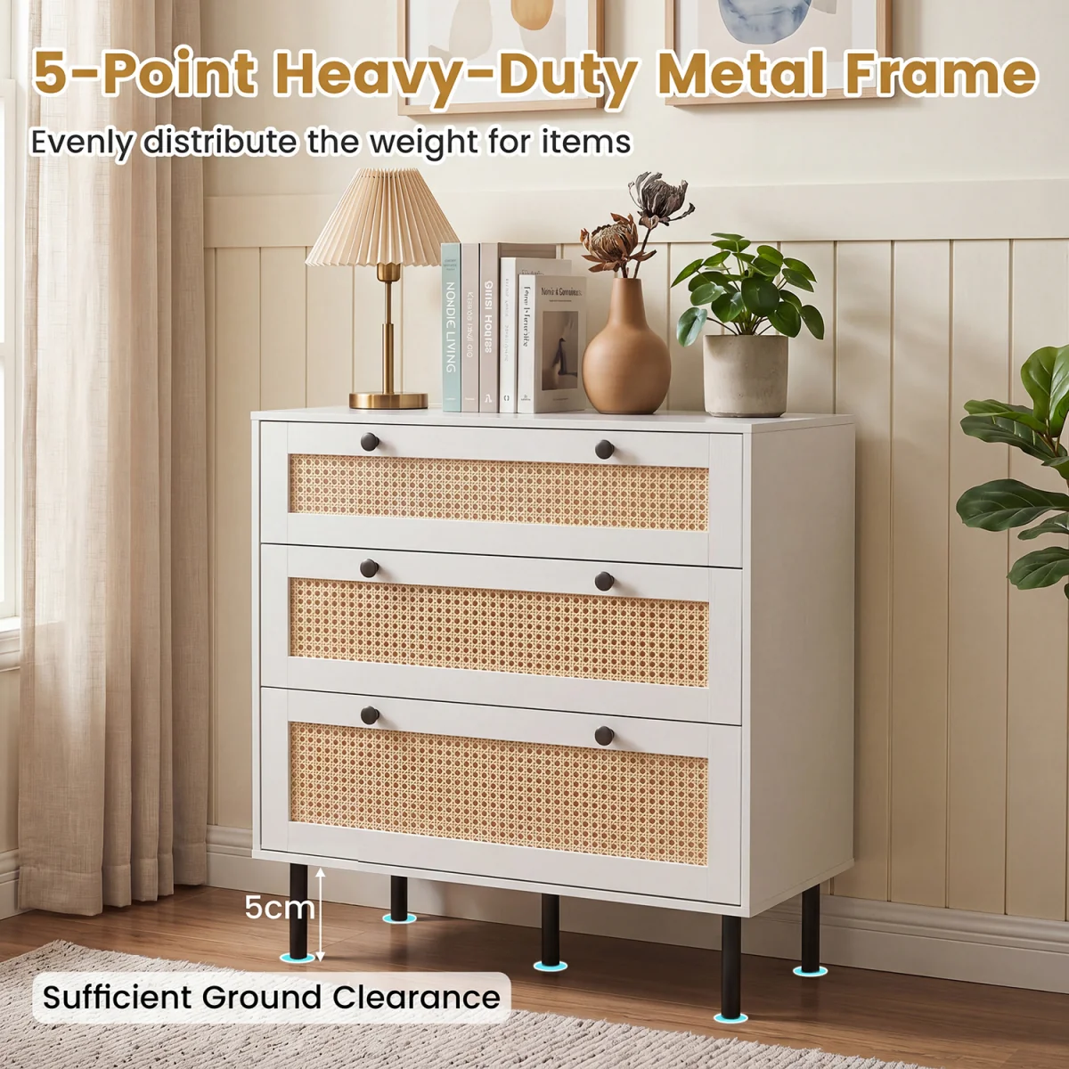 Boho Modern Chest of Drawers – image 2