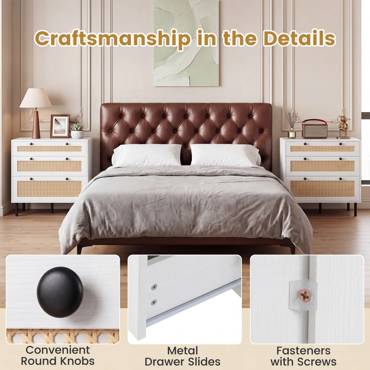 Boho Modern Chest of Drawers – image 6