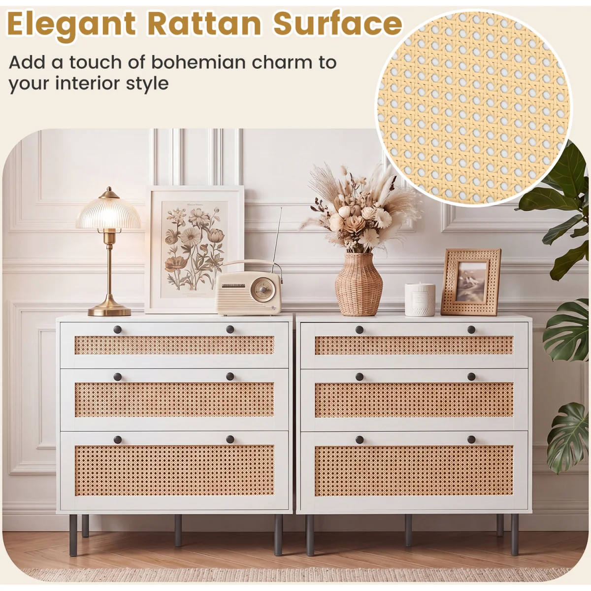 Boho Modern Chest of Drawers – image 7