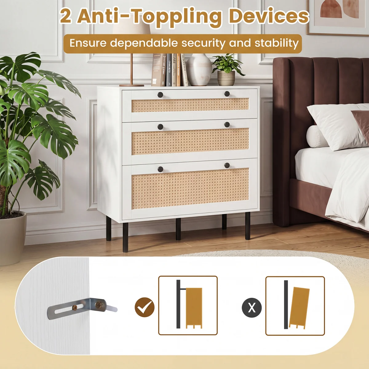 Boho Modern Chest of Drawers – image 9