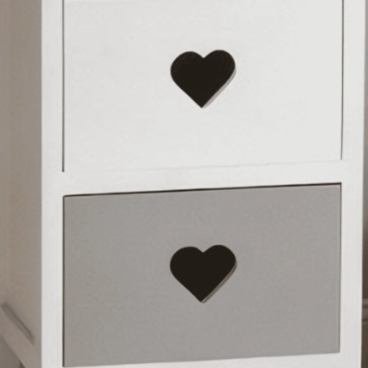 Heartswood White and Grey Assembled Storage Unit with Drawers - White – image 5