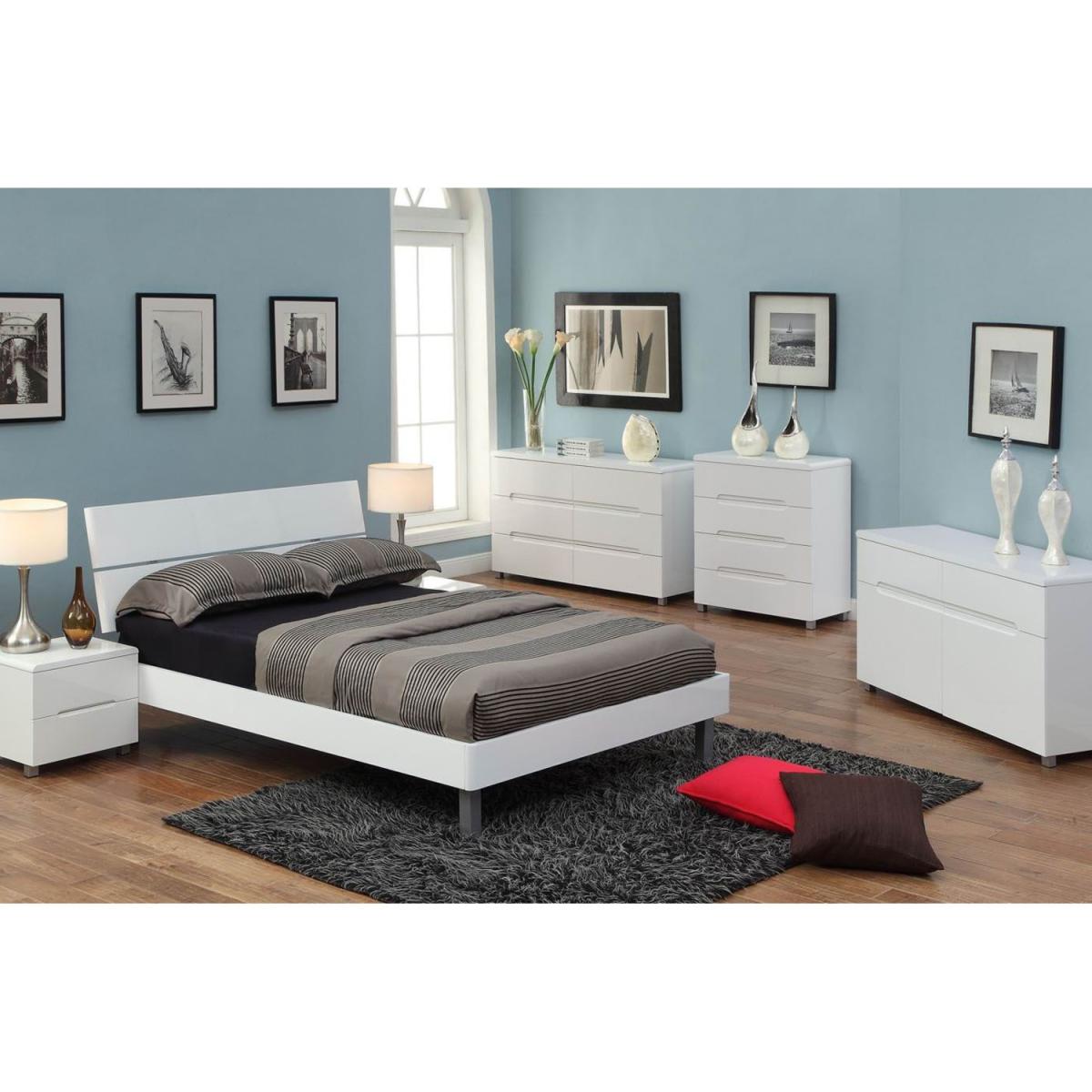 Blanco Six Drawer Chest - White – image 2