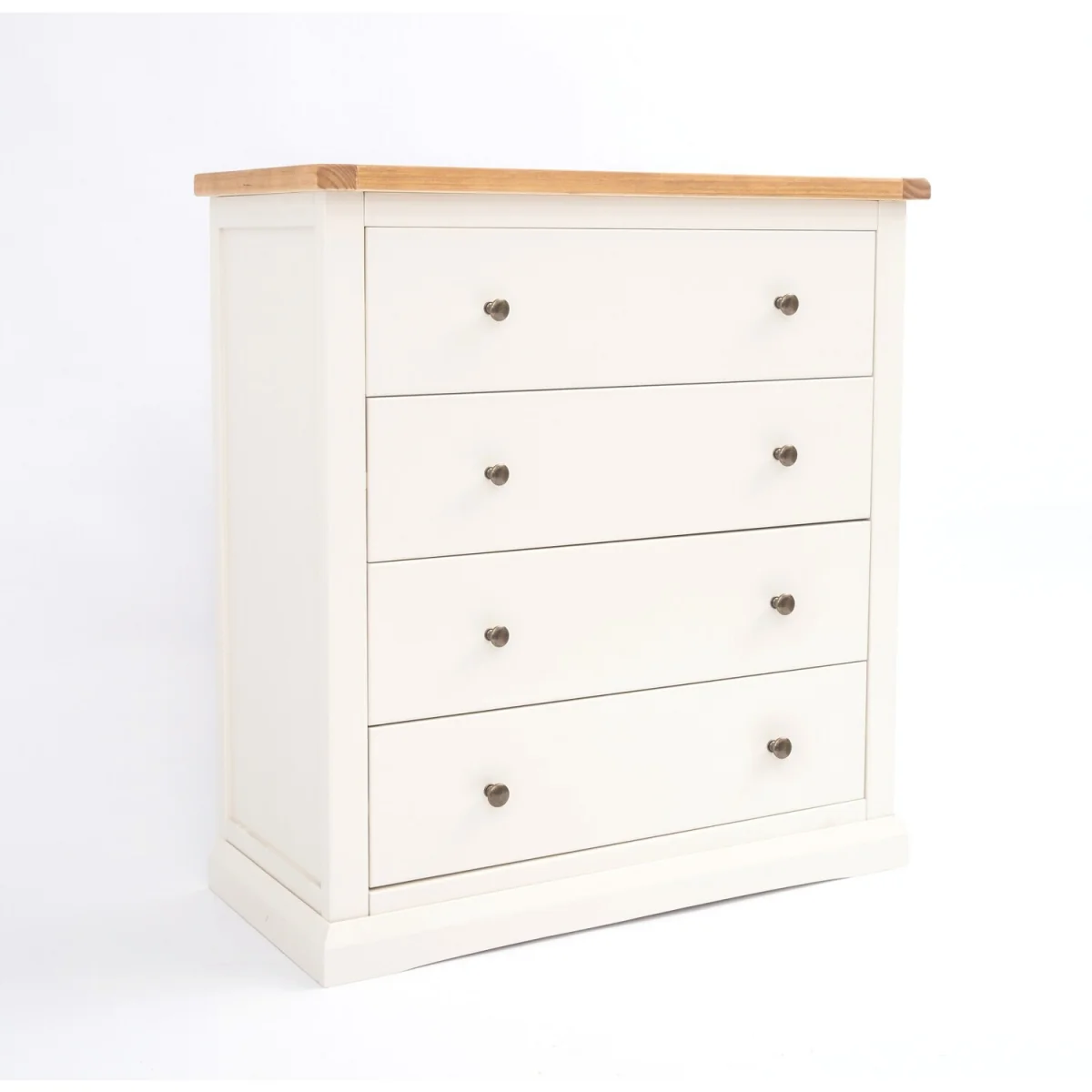 Castelli 4 Drawer Chest - White / Brass – image 2