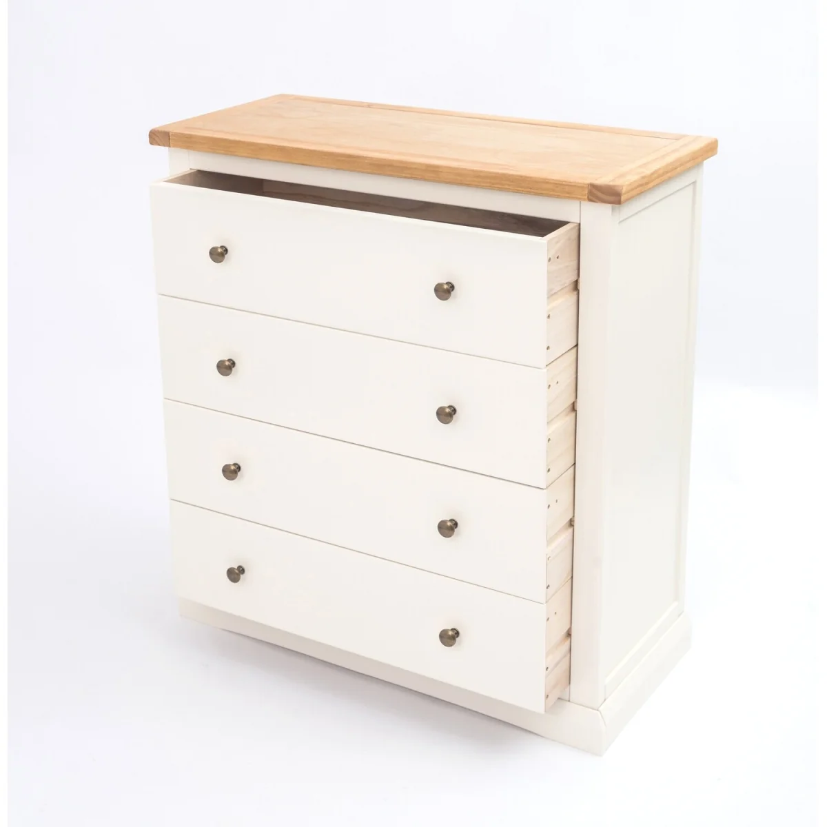 Castelli 4 Drawer Chest - White / Brass – image 3