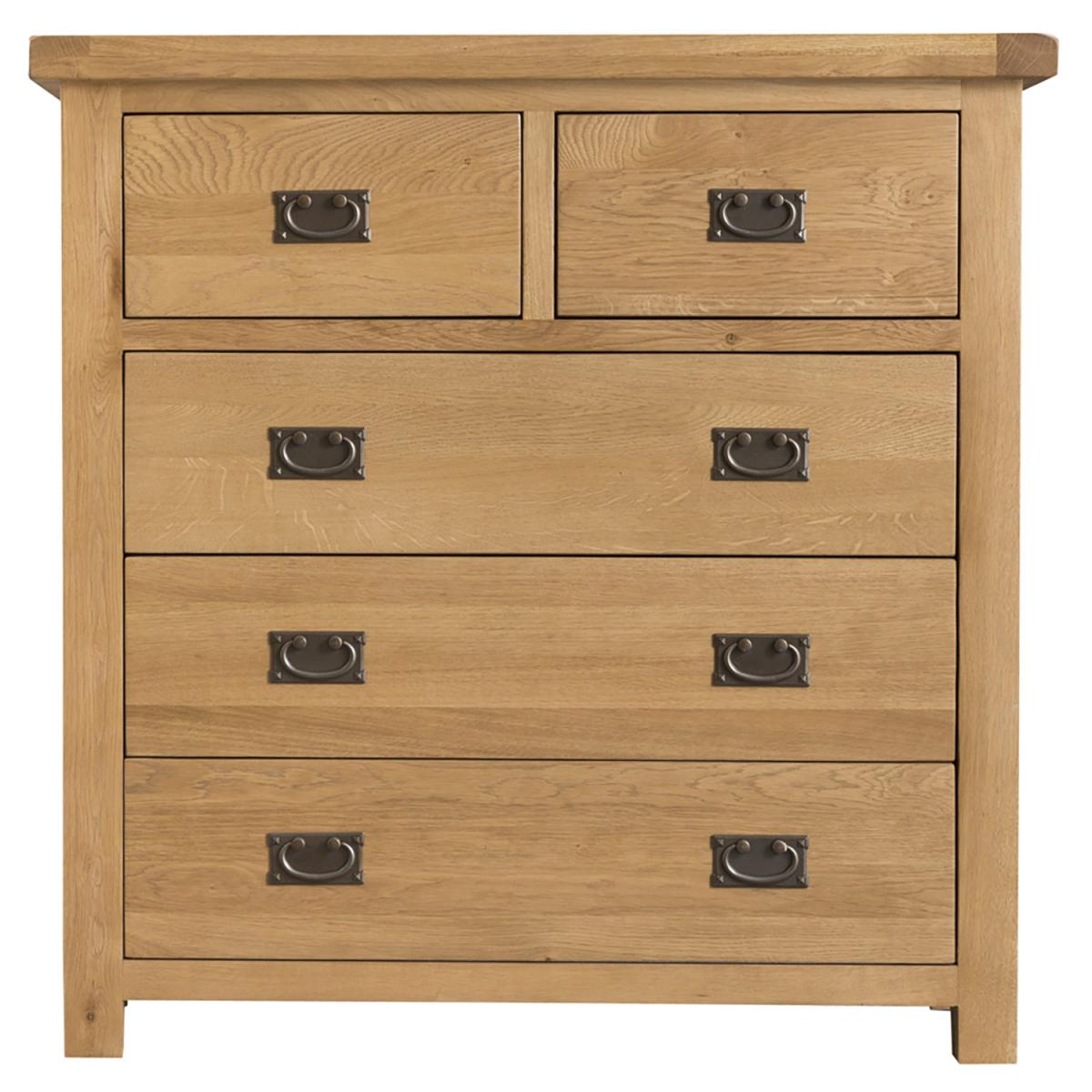 Bisbrooke Country 2 Over 3 Chest - Medium Oak – image 3