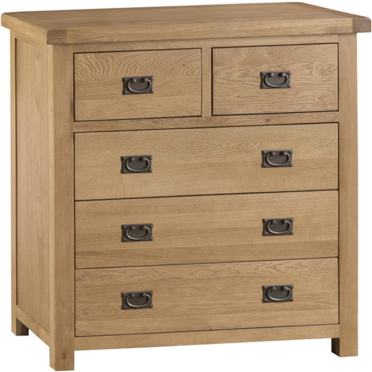Bisbrooke Country 2 Over 3 Chest - Medium Oak – image 1