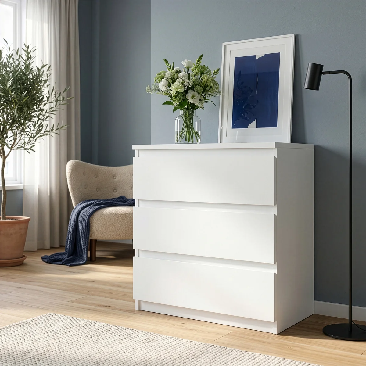 Edmore 3 Drawer Chest - Mauvella Oak – image 12