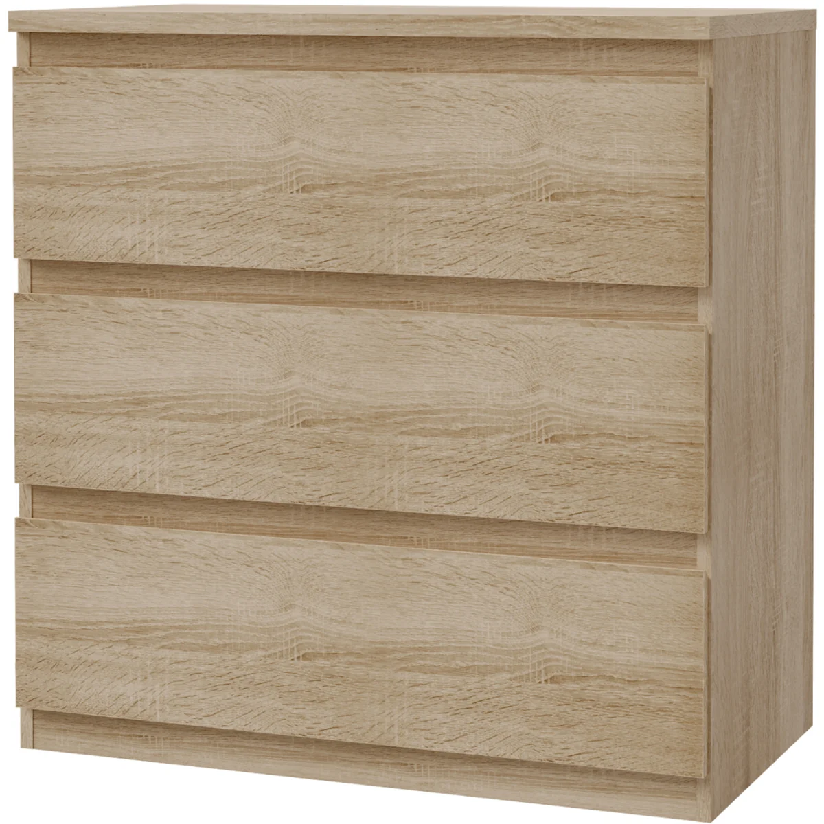 Edmore 3 Drawer Chest - Mauvella Oak – image 24