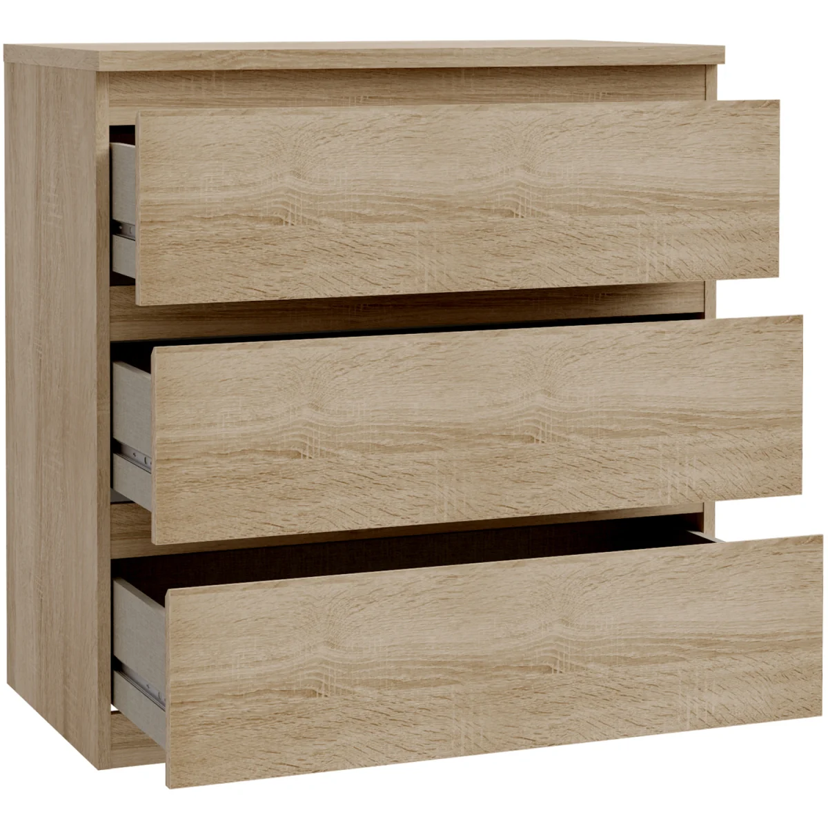 Edmore 3 Drawer Chest - Mauvella Oak – image 25