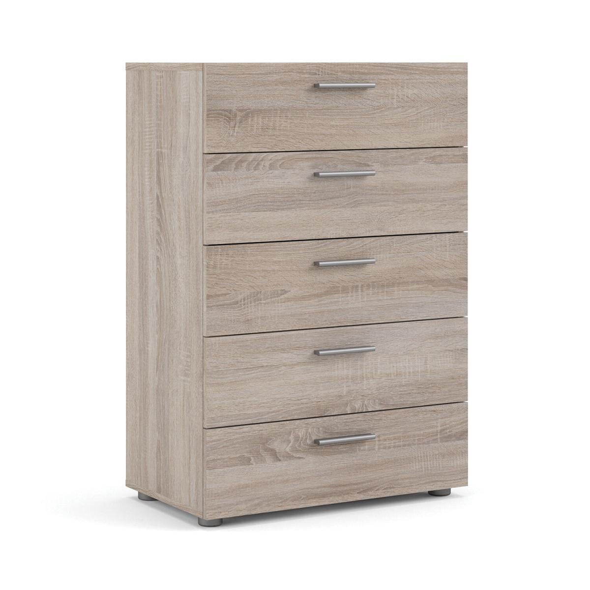 Pepe Chest of 5 Drawers - Truffle Oak – image 2