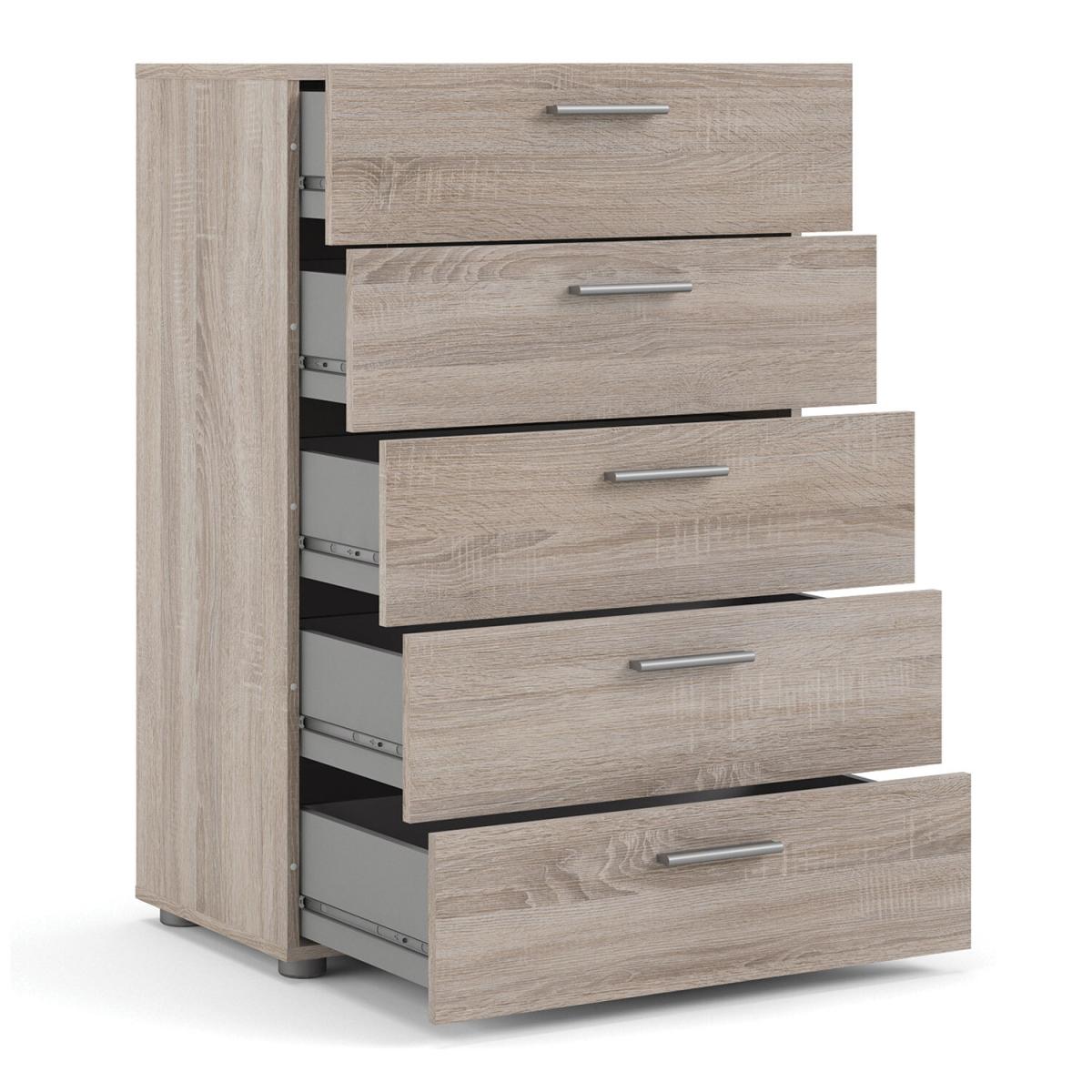Pepe Chest of 5 Drawers - Truffle Oak – image 4