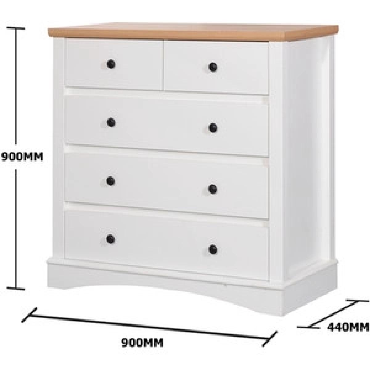 Carden Five Drawer Chest - Dark Grey – image 14
