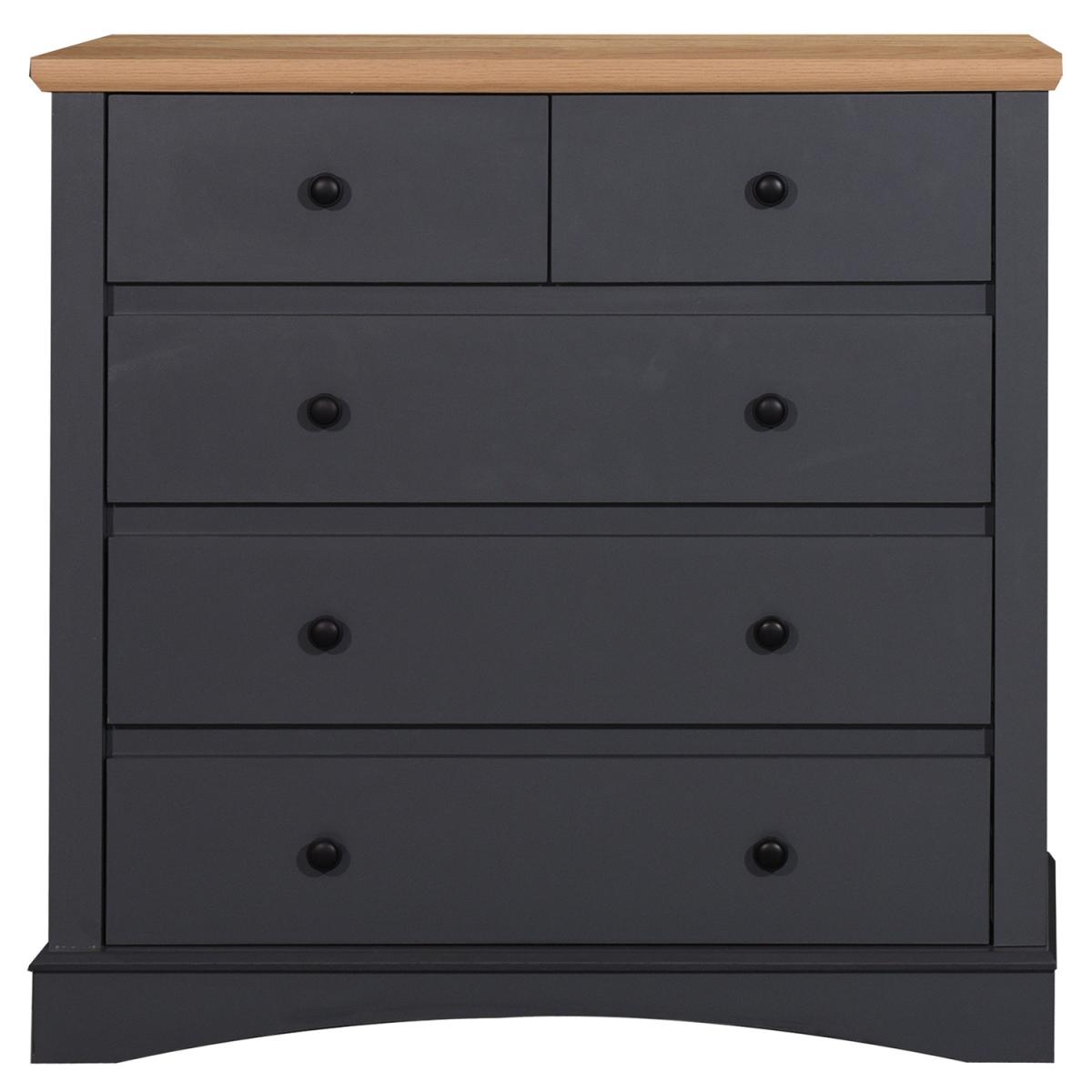 Carden Five Drawer Chest - Dark Grey – image 5