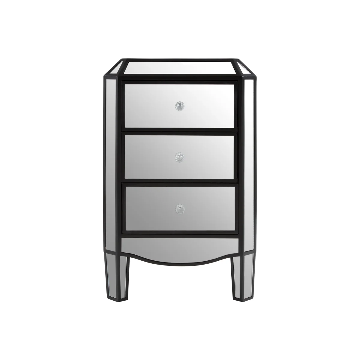 Tiffany 3 Drawer Mirrored Chest