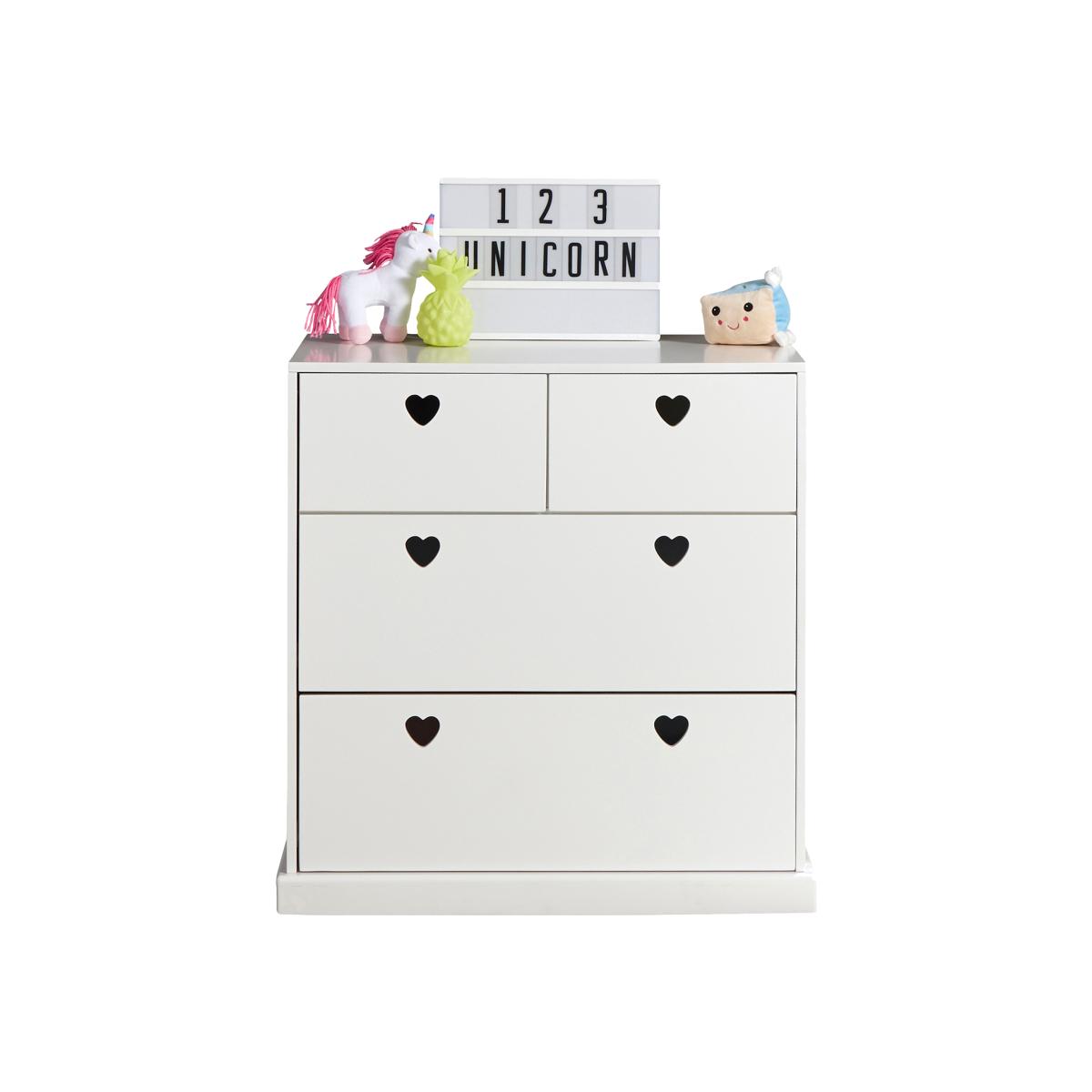 Little Hearts 2 + 2 Chest - White – image 1