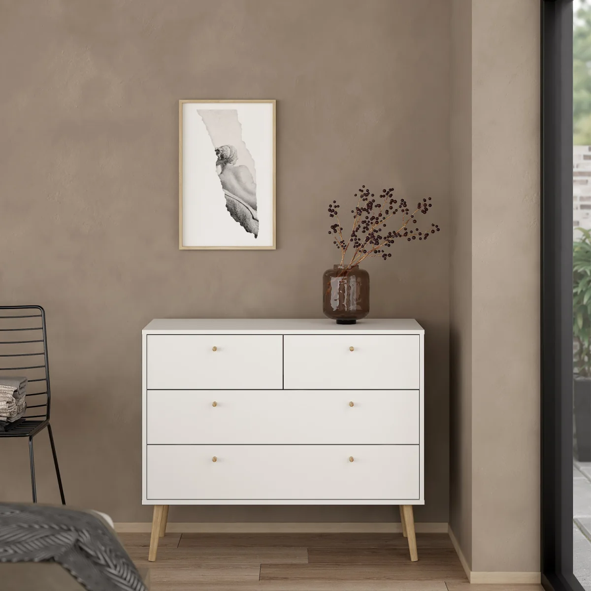 Cumbria Chest 2 2 Drawers - White – image 2