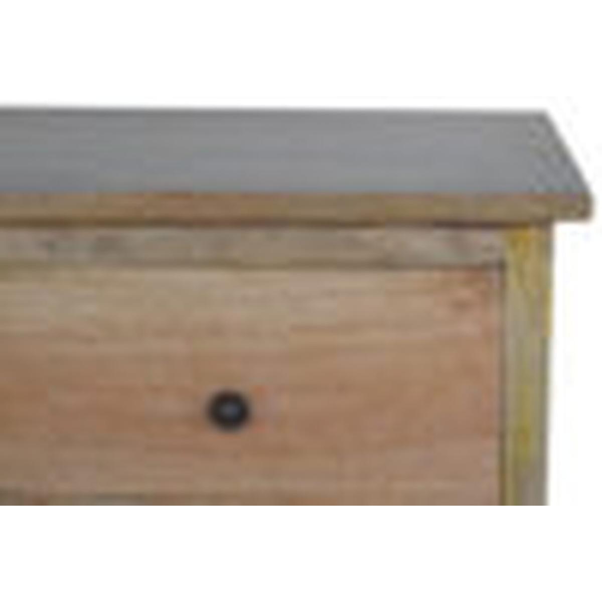 8-Drawer Chest Of Drawers Natural Oak Finish - Brown – image 4