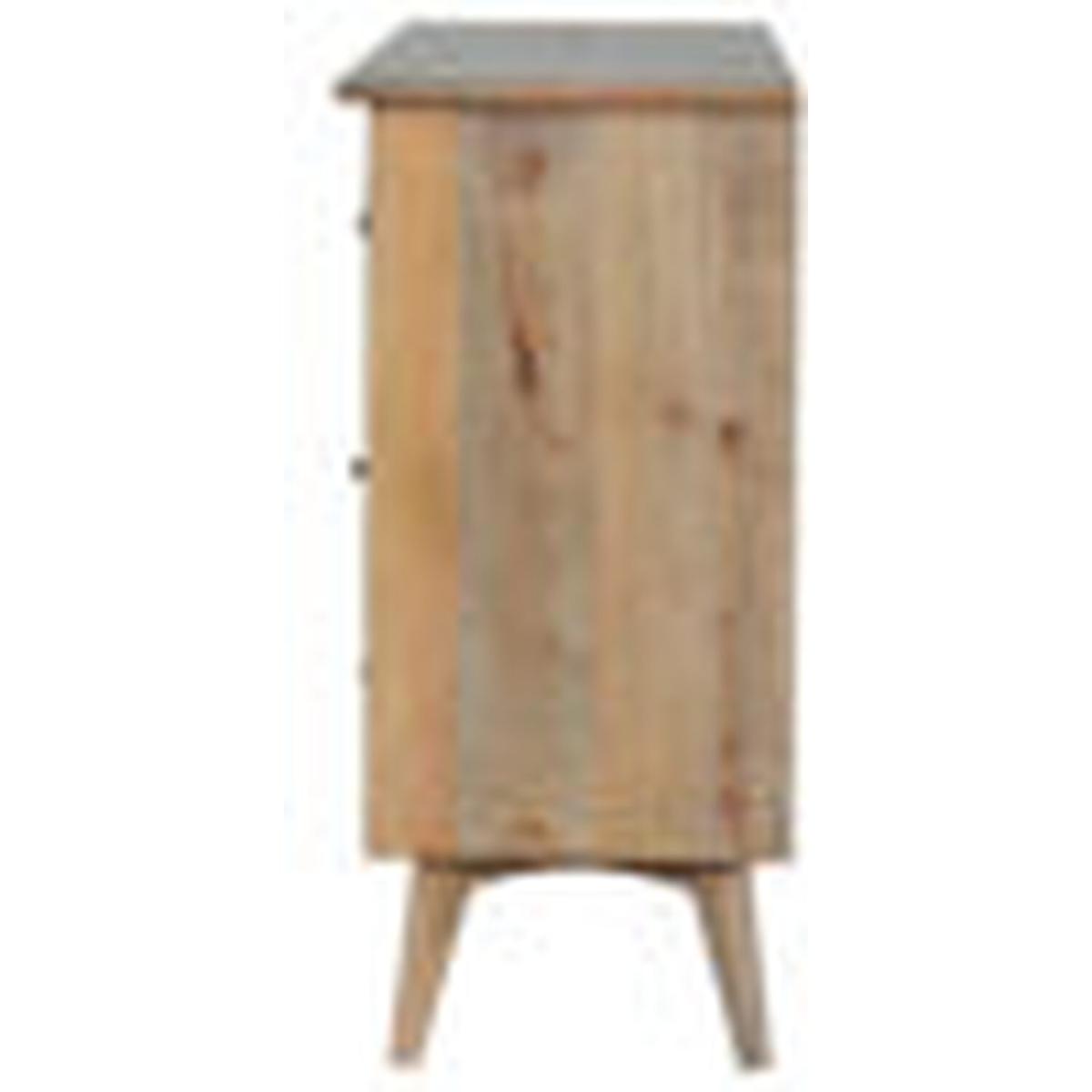 8-Drawer Chest Of Drawers Natural Oak Finish - Brown – image 8