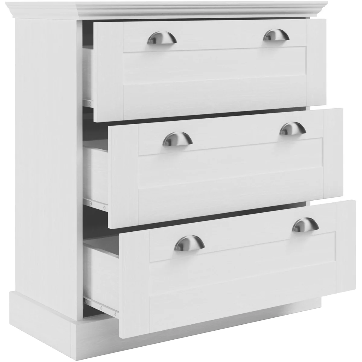 Motala Chest 3DR White - White – image 5