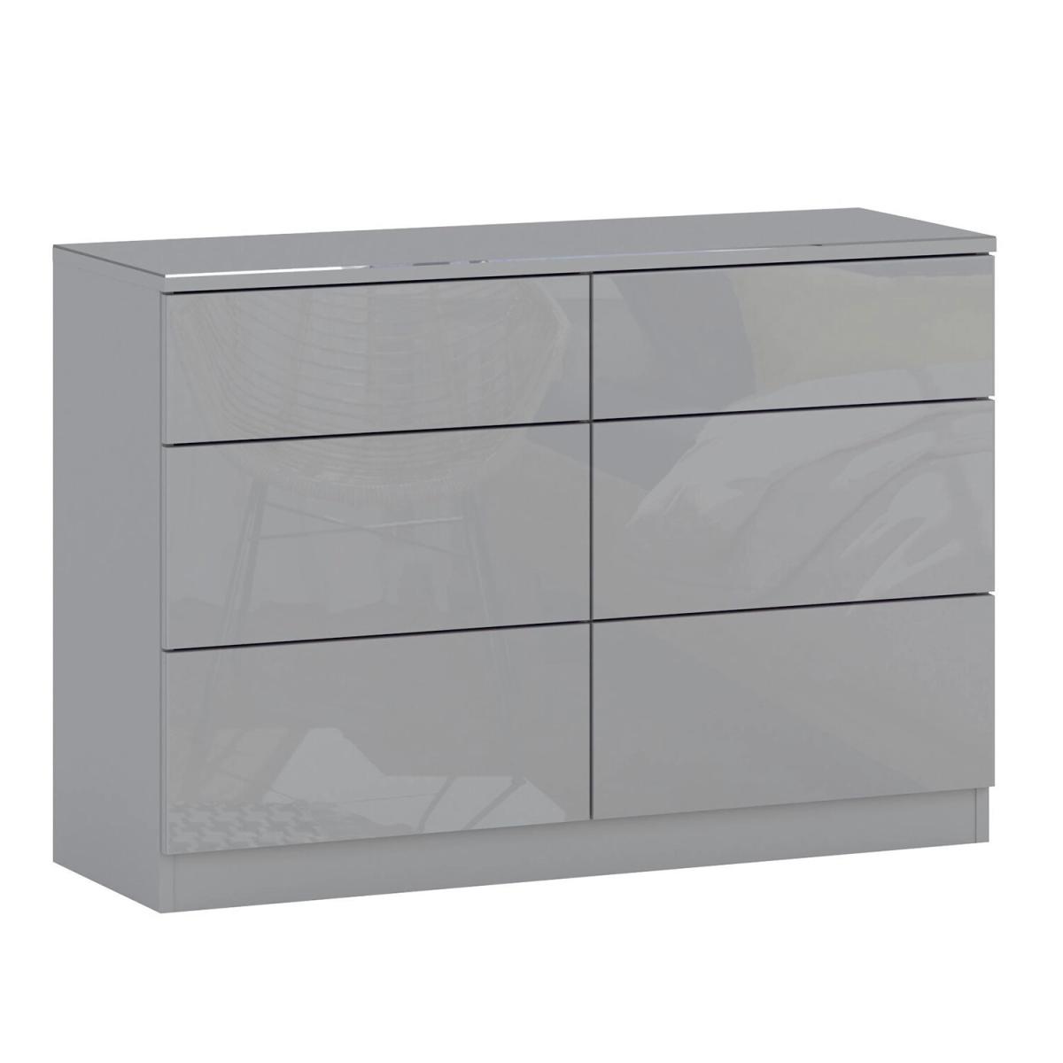 Shard 6 Drawer Chest - Grey – image 2
