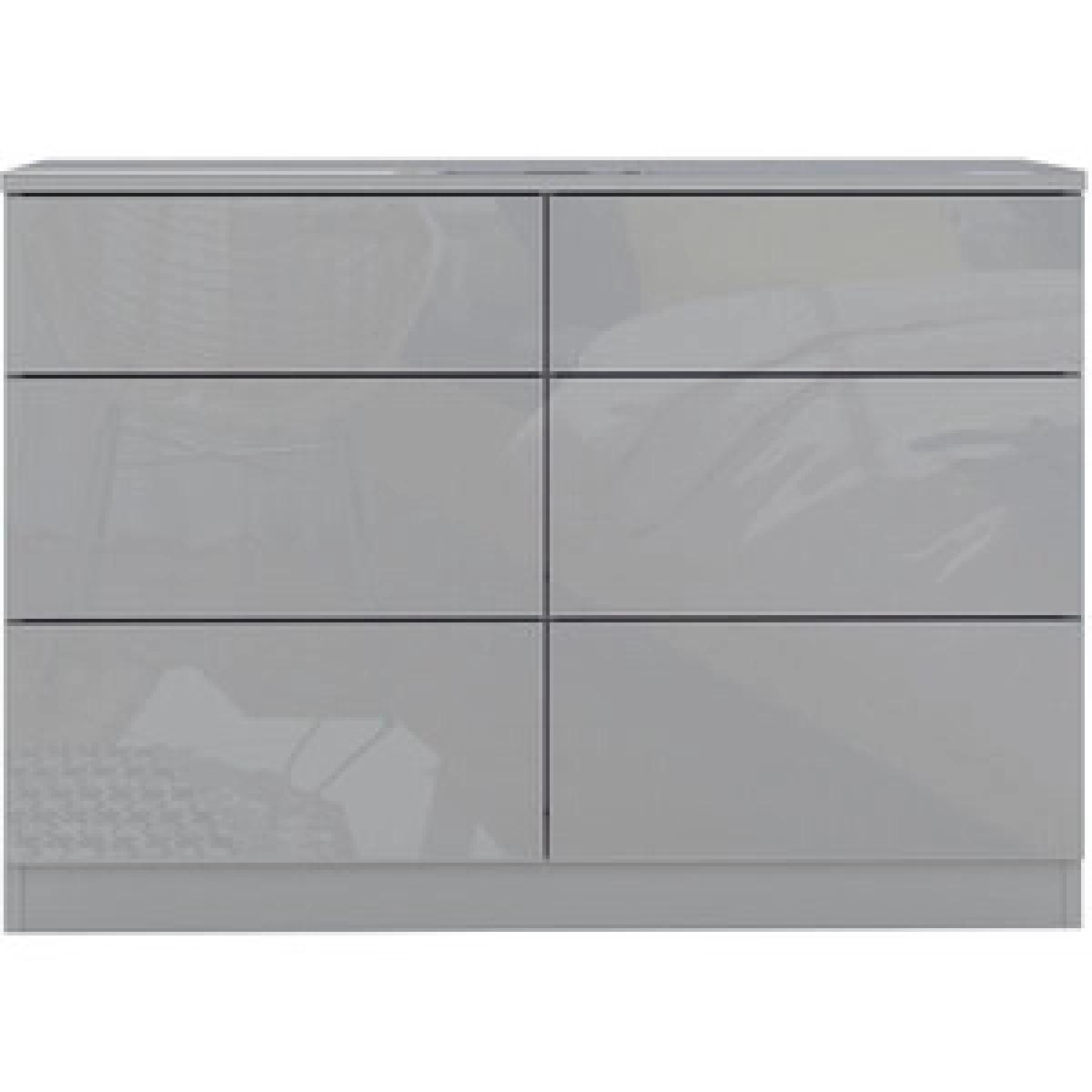 Shard 6 Drawer Chest - Grey – image 8