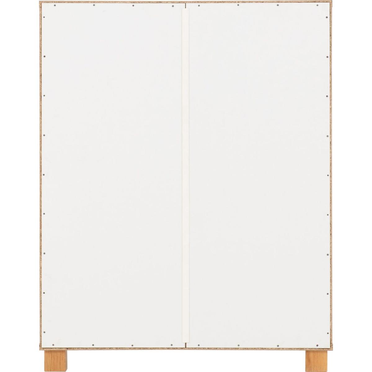Brooklyn Chest Of 3 Drawers - White, Grey and Oak Effect – image 5