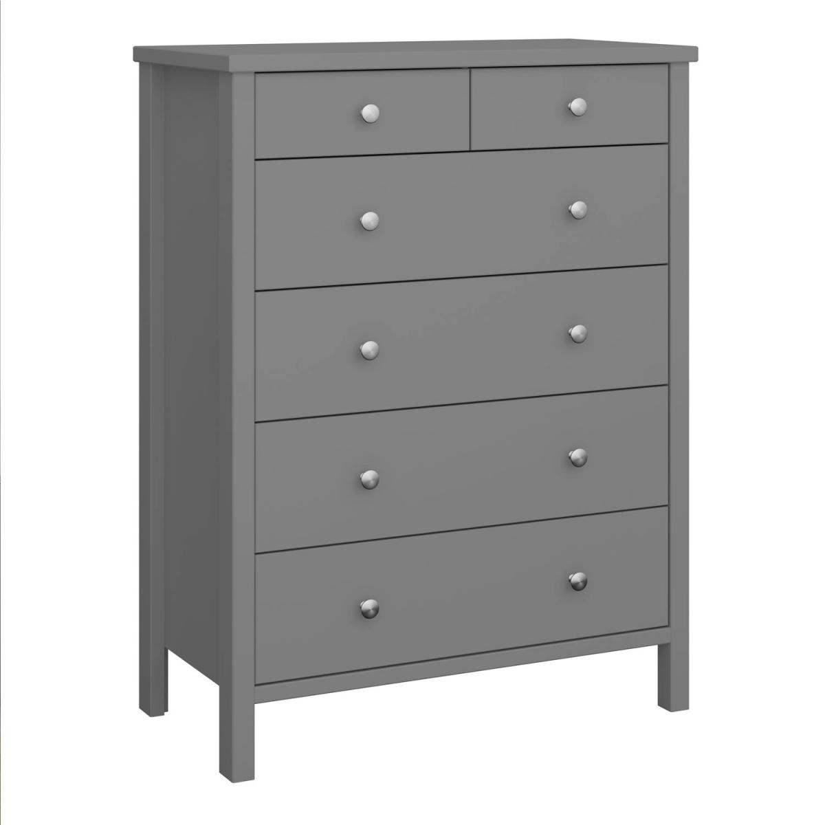 Tromso 6-Drawer Chest of Drawers - Grey – image 2