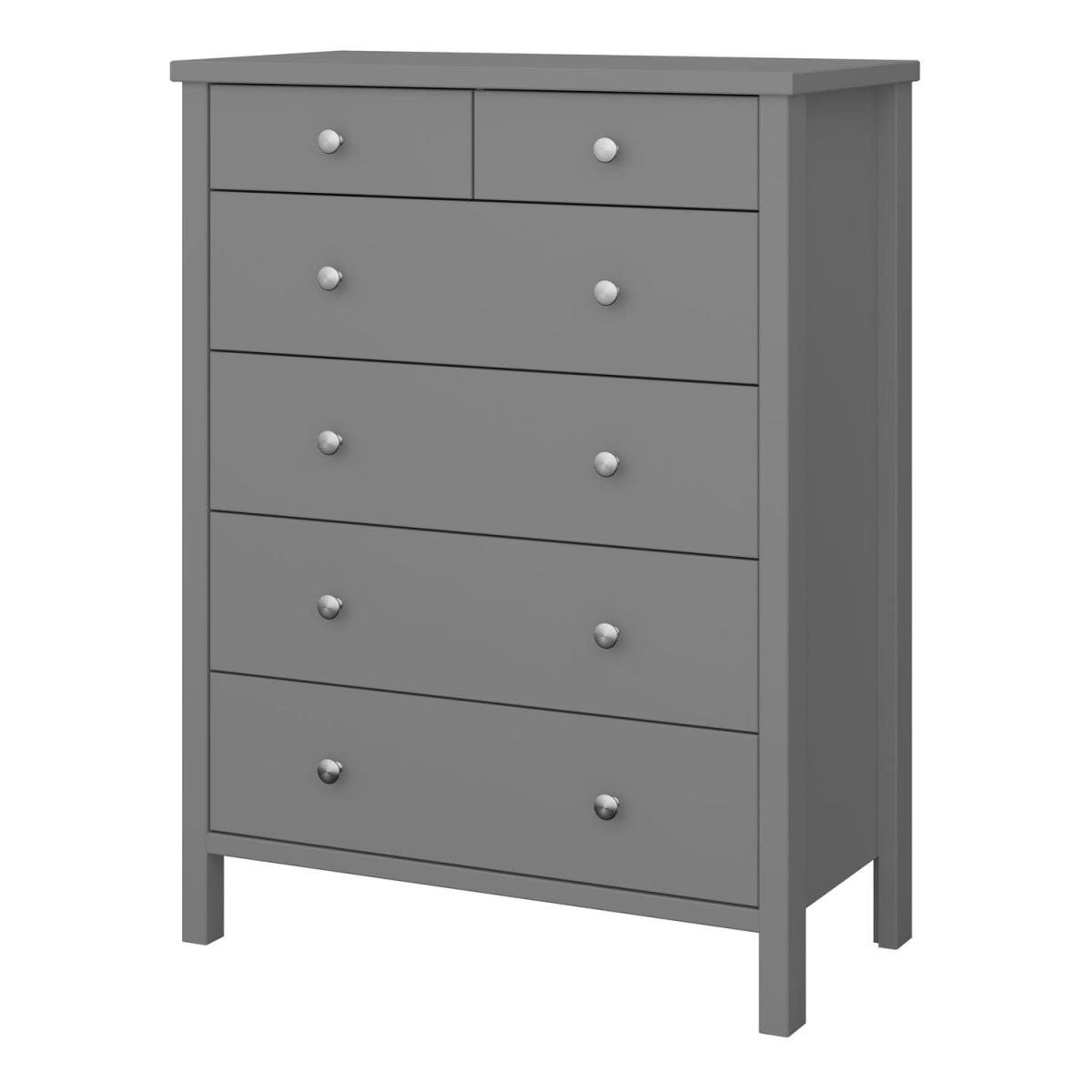 Tromso 6-Drawer Chest of Drawers - Grey – image 3