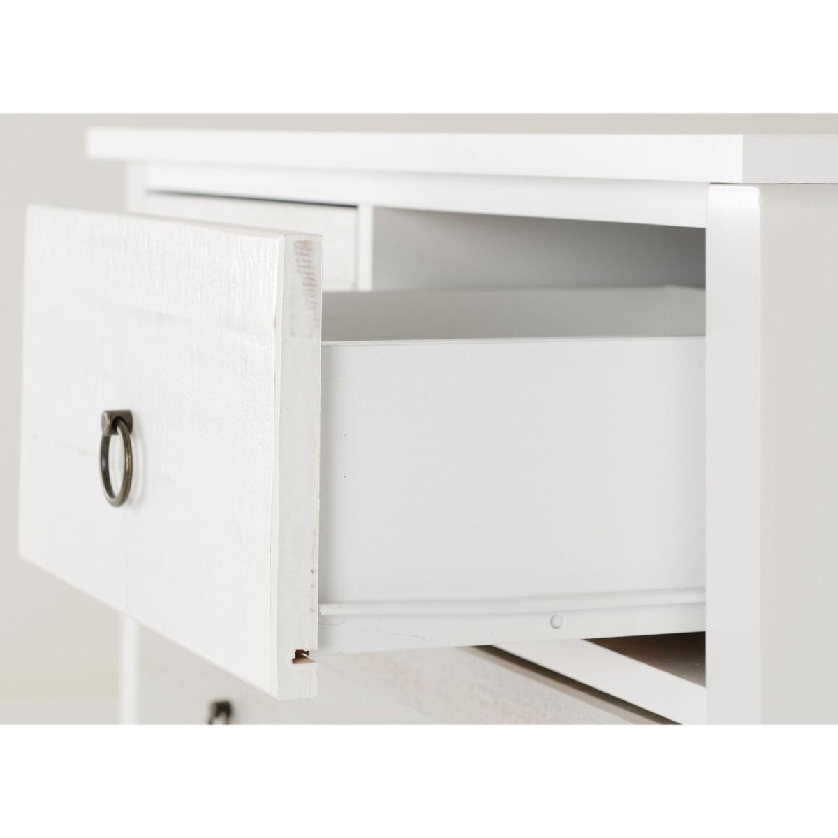 Vermont Drawer Chest - 3+2 drawer Grey and White – image 4