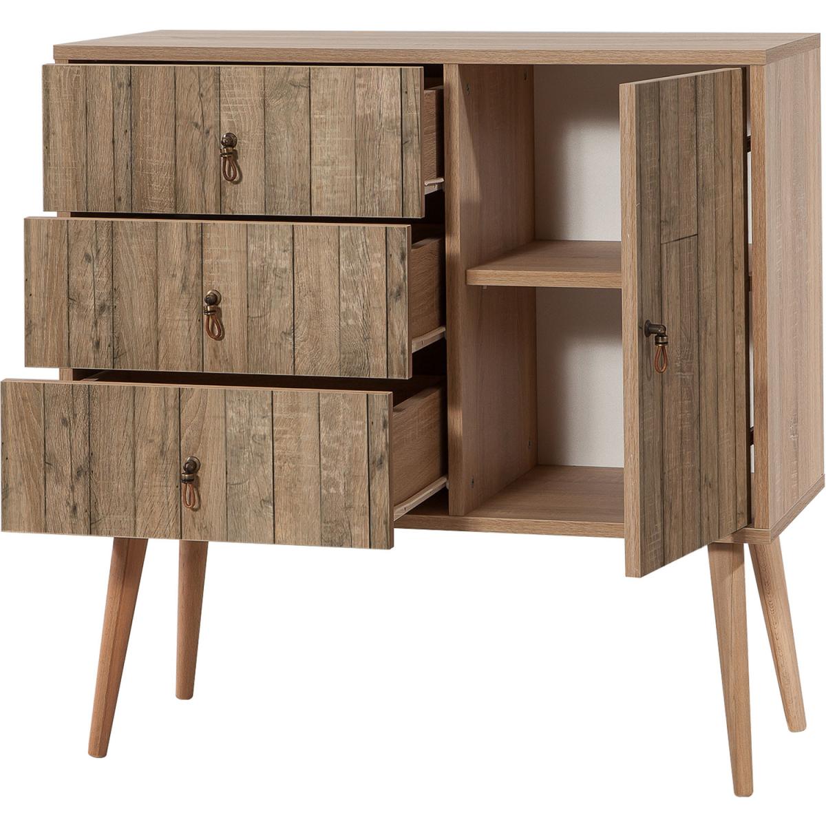 City Sideboard Natural Chest of Drawer - Oak – image 6