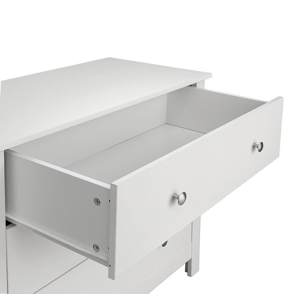 Florence 3-Drawer Chest - White – image 4