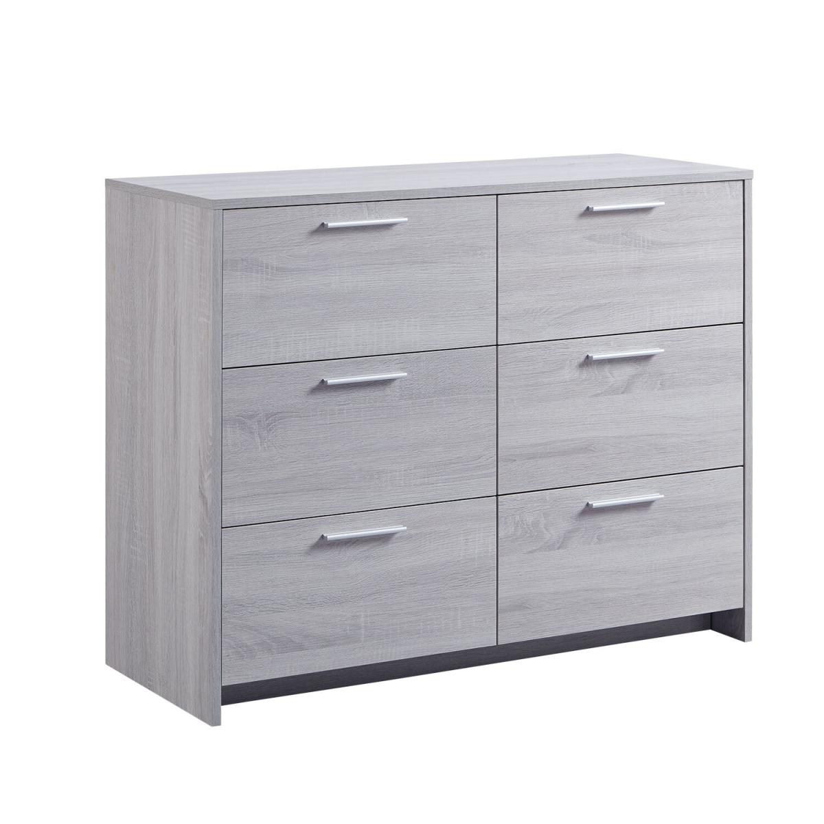 Hartley 6 Drawer Chest - Light Grey – image 3
