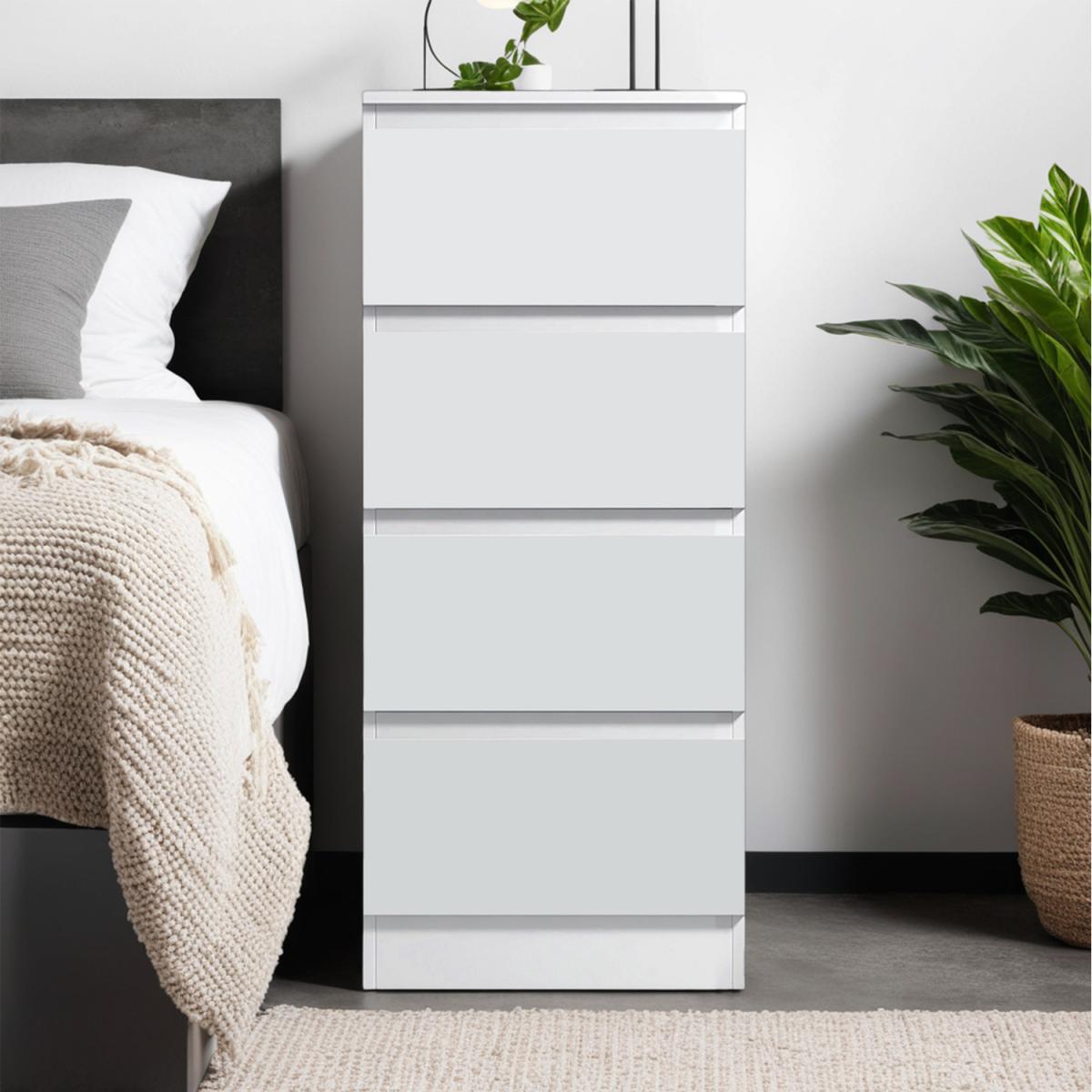 Fairfield Matt White Chest of Draws - Matt White / 2