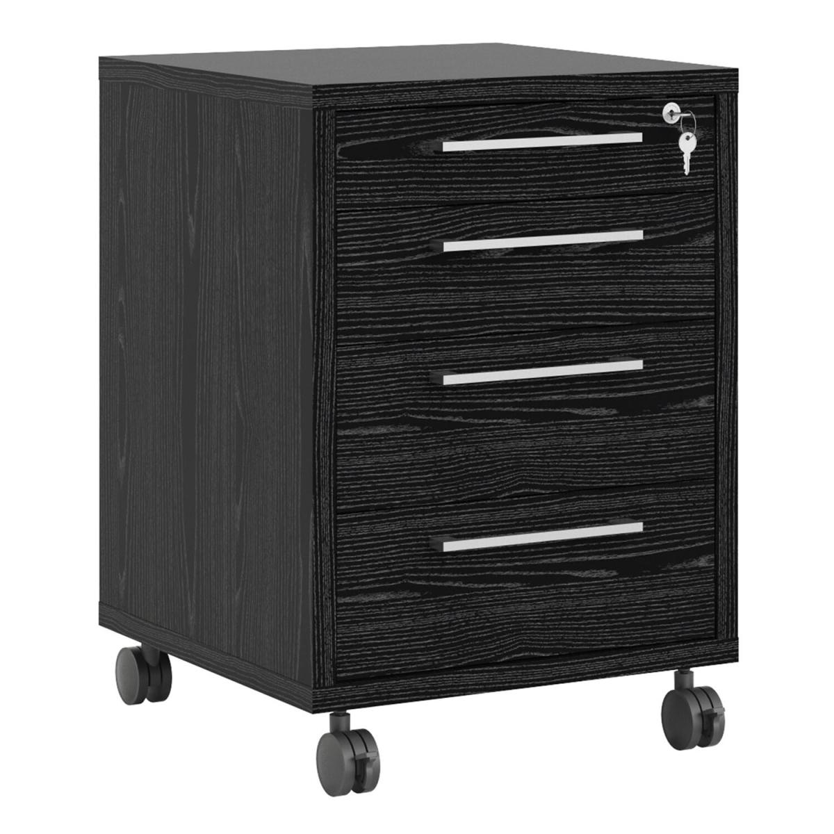 Prima Mobile 4-Drawer Cabinet - Black – image 2