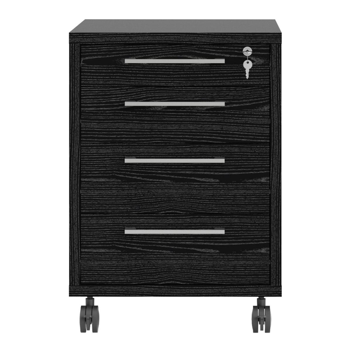 Prima Mobile 4-Drawer Cabinet - Black – image 3