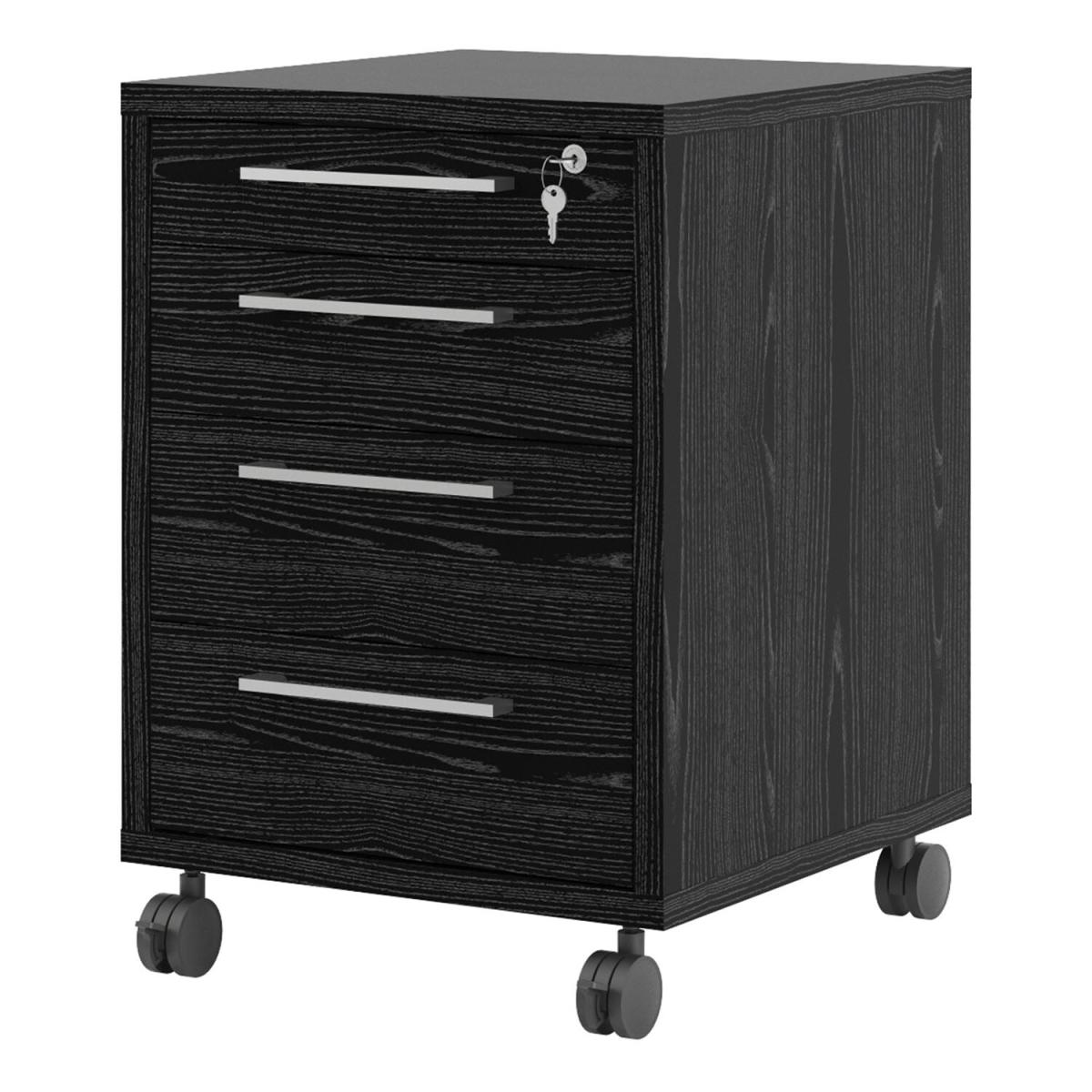 Prima Mobile 4-Drawer Cabinet - Black – image 4