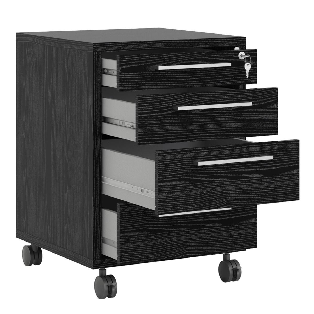 Prima Mobile 4-Drawer Cabinet - Black – image 5