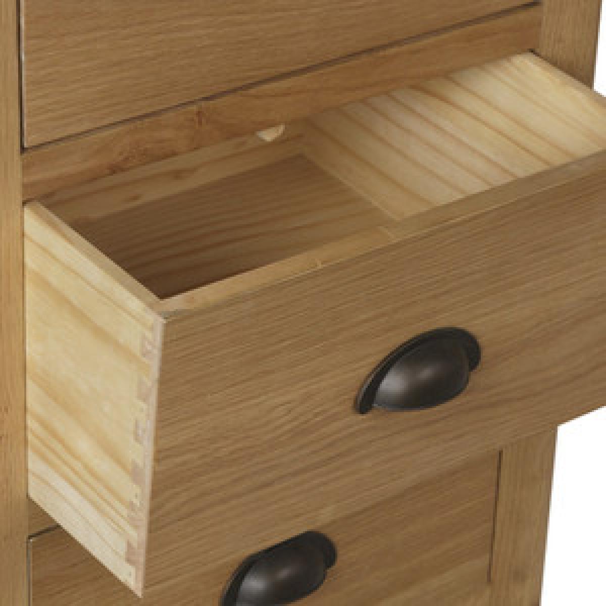 Cambridge 5 Drawer Narrow Chest - Dove Grey – image 9